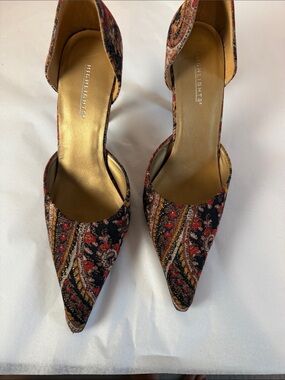 Women's Y2K Highlights Pointed Toe D'Orsay Pump in Black Multi